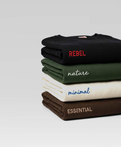 Custom Embroidery - Submit Your Idea Oversized Tshirt